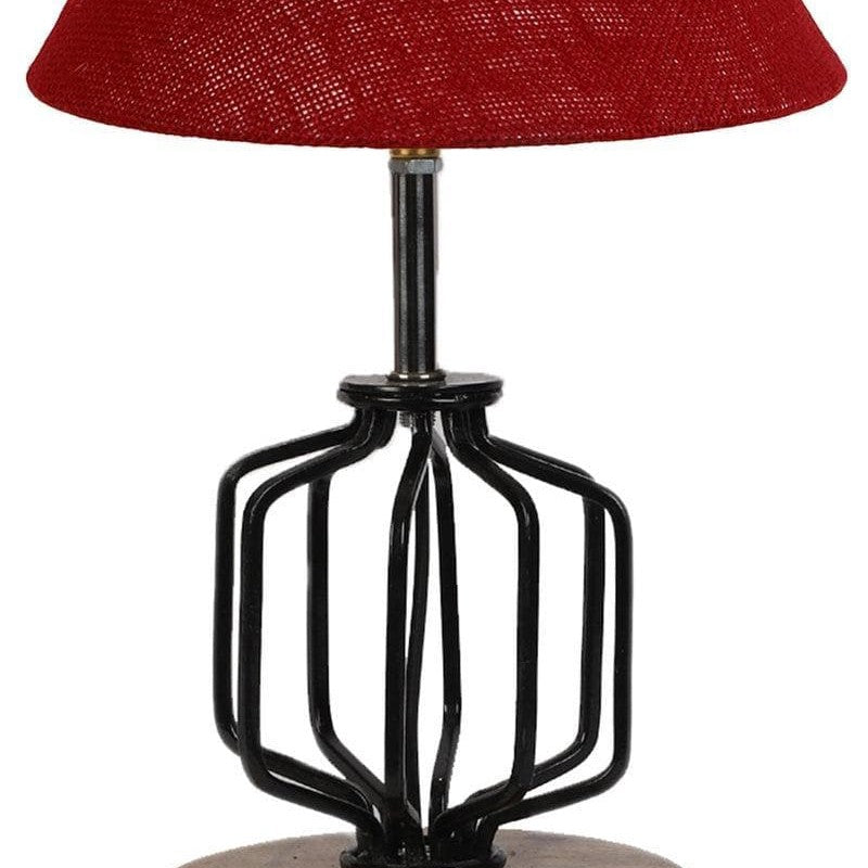 Cosmo Fabric Table Lamp - Red,Black,Brown media 6