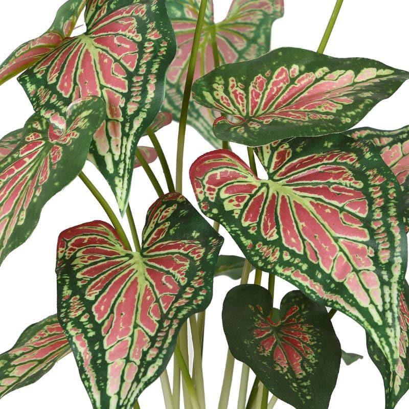 Faux Caladium Bonsai In Ceramic Pot (59 cms) - Turquoise media 3