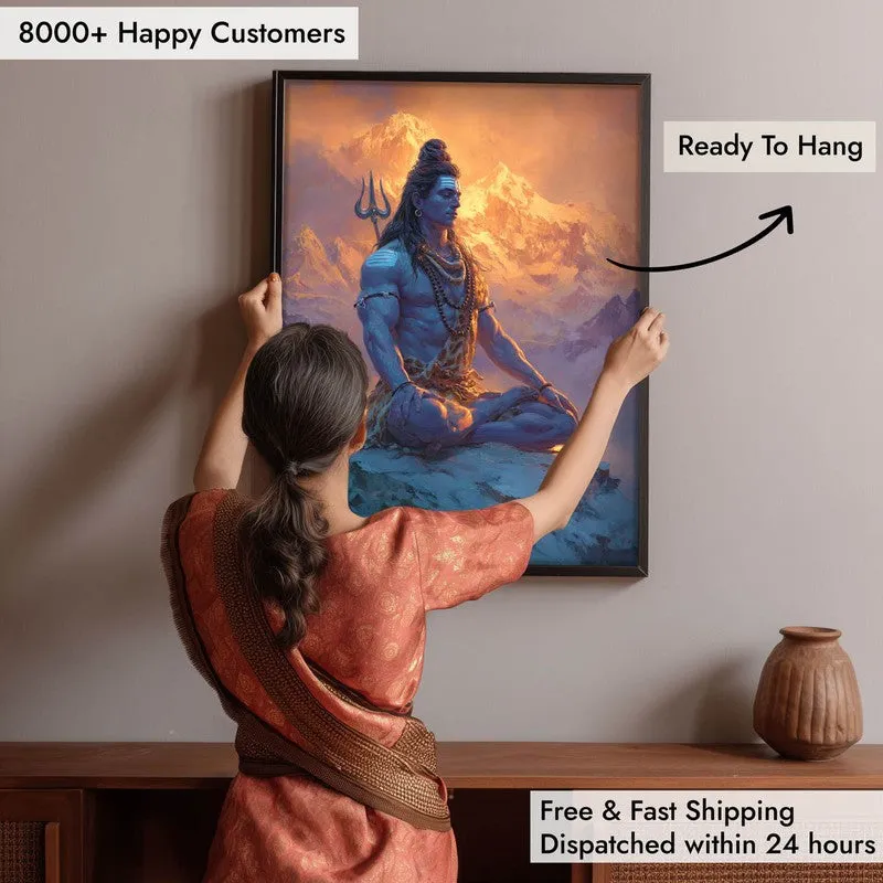 Mahadev in Deep Trance II Archival Paper Wall Art media 5