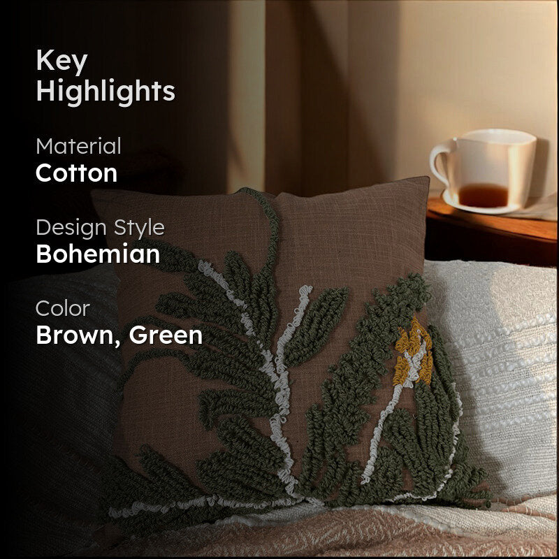 Zen Stitch Tufted Cushion Cover Set media 2