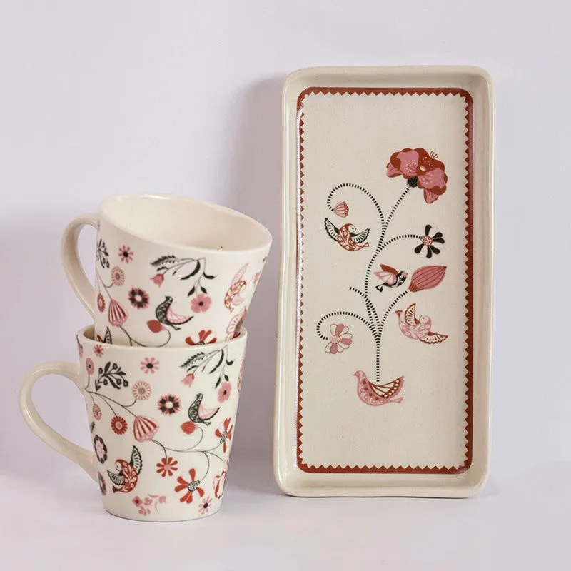 Magique by the Wishing Chair Kalahari 2 Ceramic Mugs & 1 Ceramic Platter Gift Box Set (300 mL Each) - Three Piece Set media 7