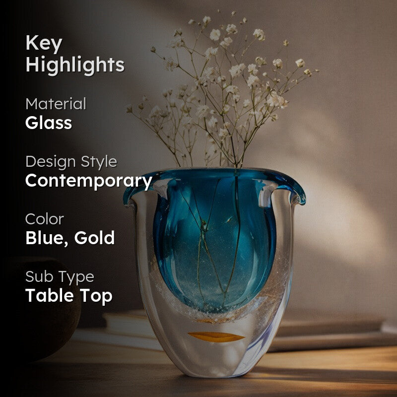 Weavon Glass Vase media 2
