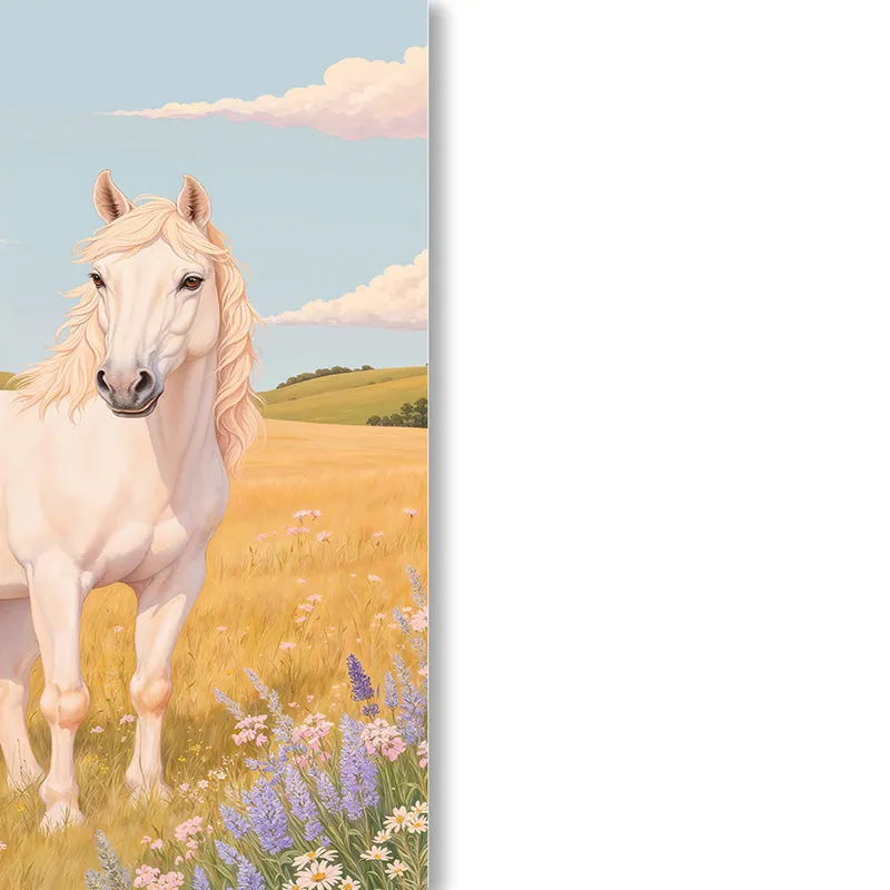 Gazing Horse Canvas Wall Art media 4