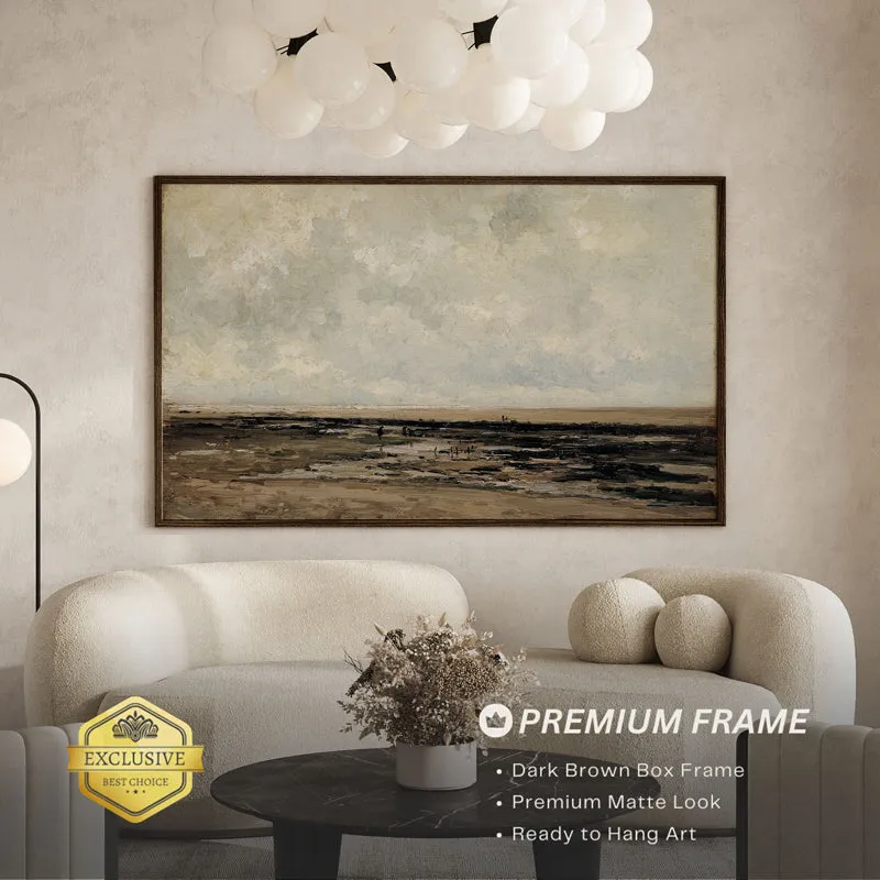 Forgotten Fields Wood Wall Art With Frame - Black media 3