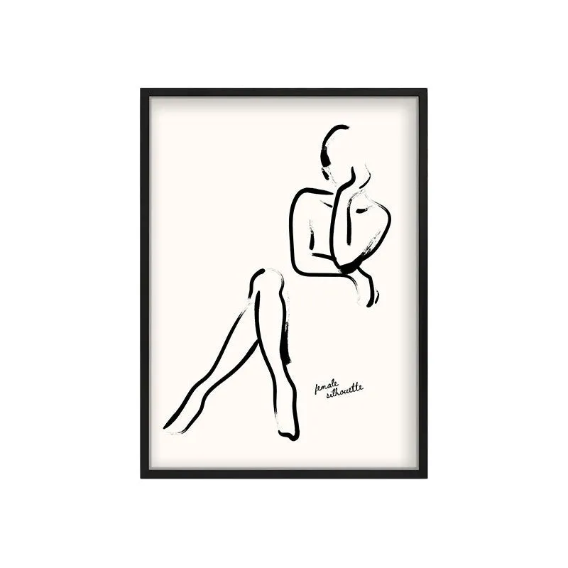 Unfolded Ease Canvas Wall Painting With Black Frame media 3