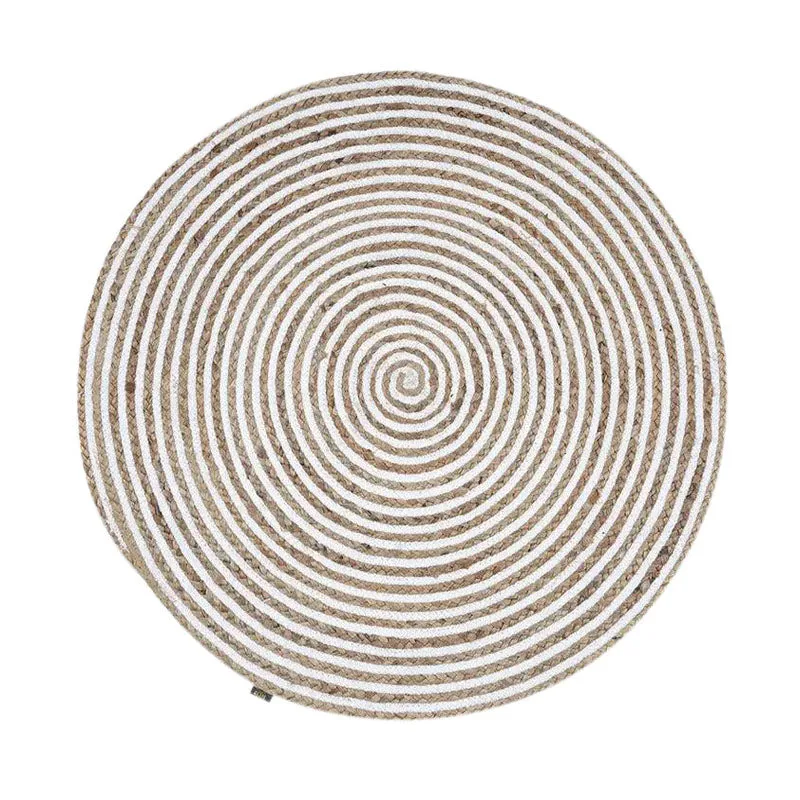 Enura Jute Round Jute Rug media 1
