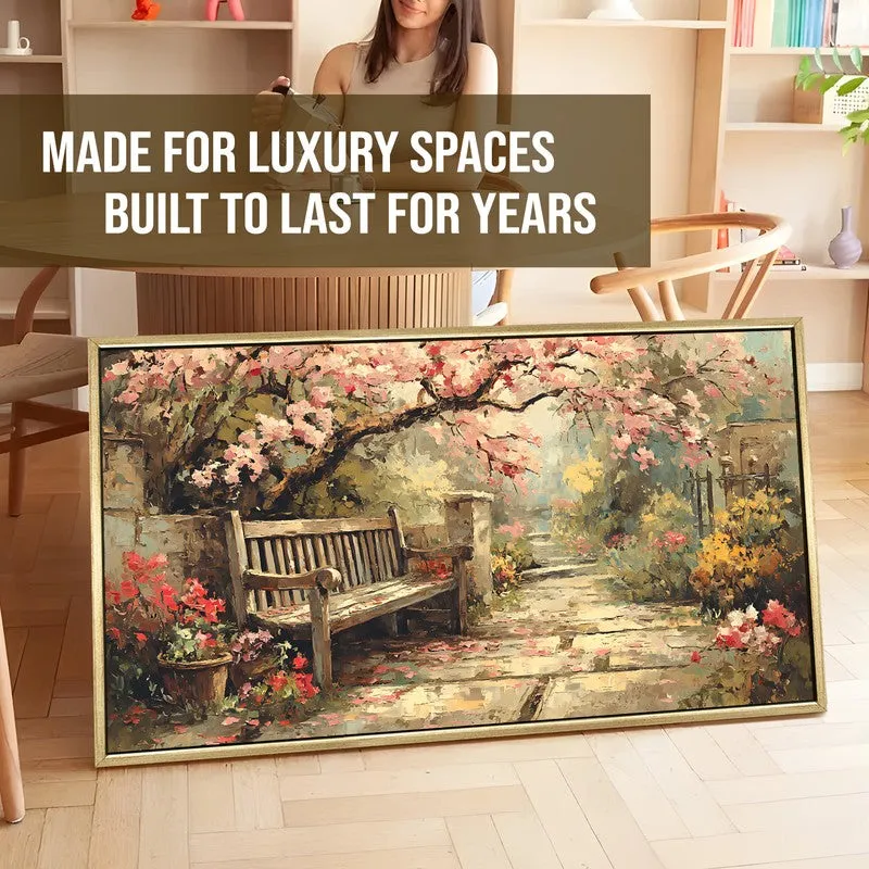 European Vintage Blossom Tree Settee Wall Art media 5