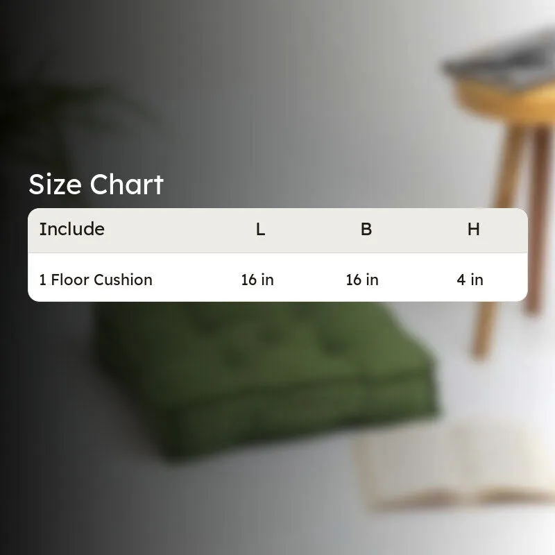 Tara Floor Cushion - Light Green media 7