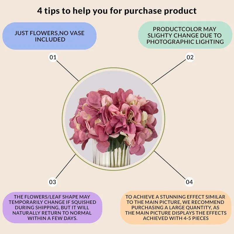 Hydravia Polyester Artificial Flower - Set Of Four media 6
