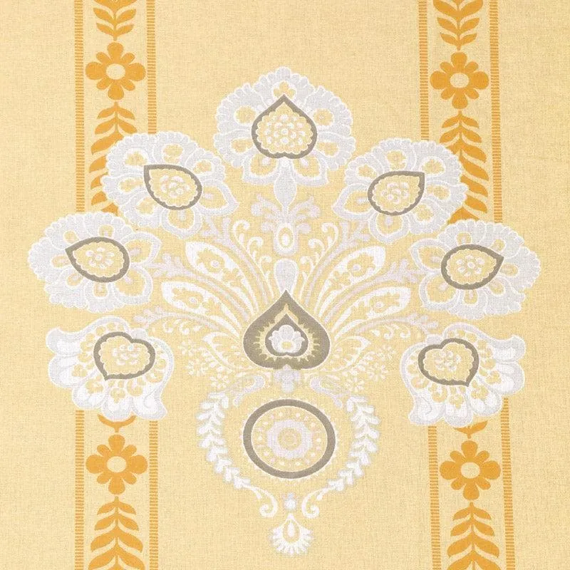 Vidushi Printed Cotton Bedsheet (Yellow) - 200 TC media 4