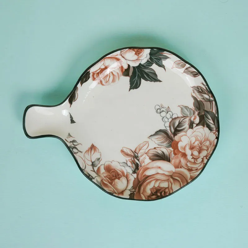 Maduva Chic Floral Porcelain Serving Set - Four Piece Set - 5