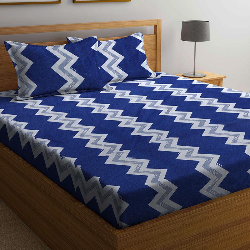 Blue, White