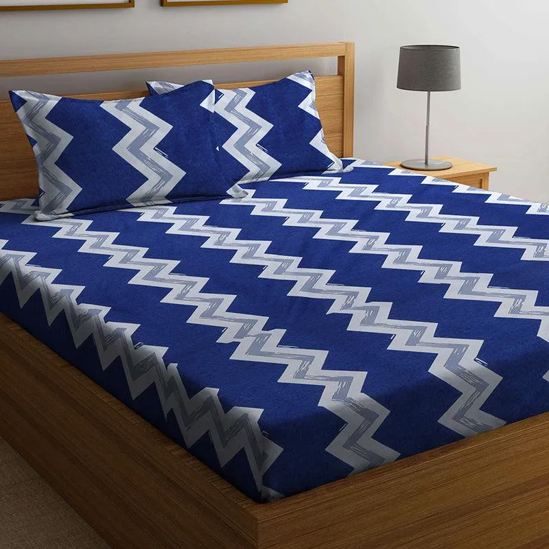 Maverick Geometric Bedsheet - 150 GSM media 1