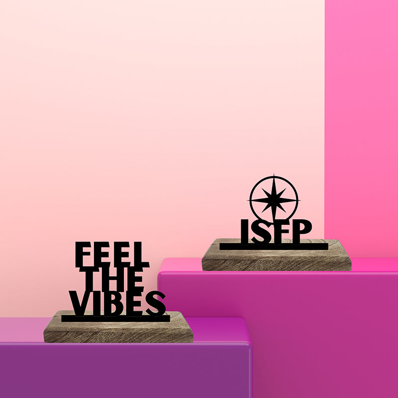 Vibing WIth ISFP Showpiece - Set Of Two