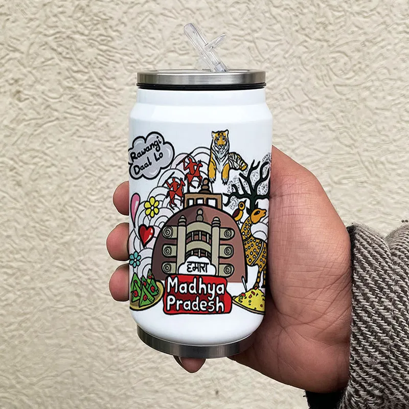 Heart Of India Steel Sipper - 350 mL media 4