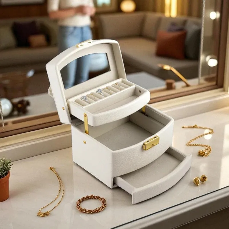 OpalKeep Faux Leather Jewel Box media 1