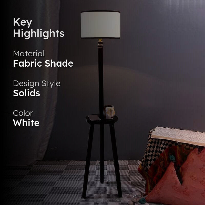 Lightastic Floor Lamp Table - White media 2