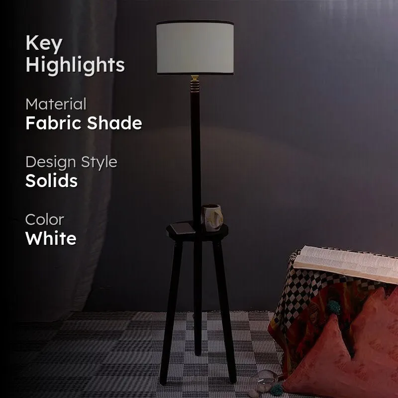 Lightastic Floor Lamp Table - White media 2