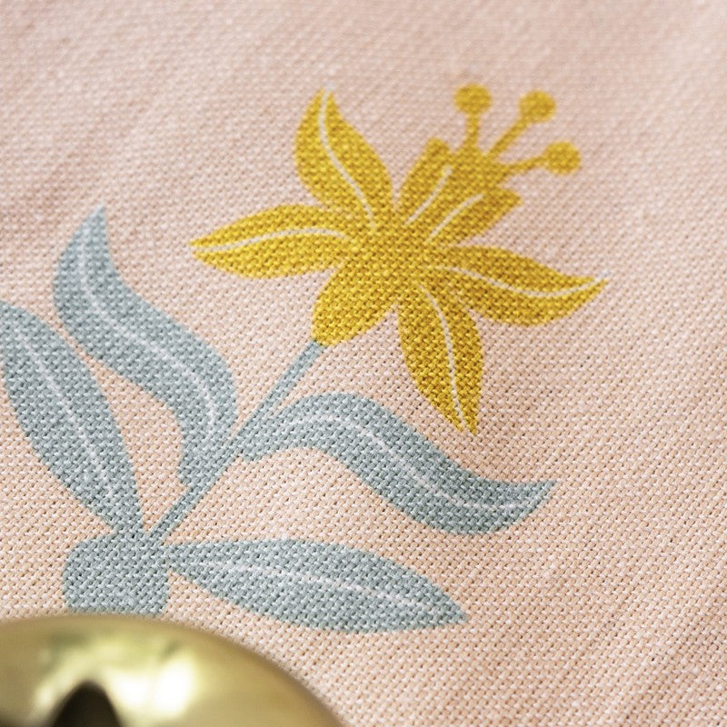 Tranquebar Home Secret Garden Cotton Curtains(Peach) - Set Of Two media 5