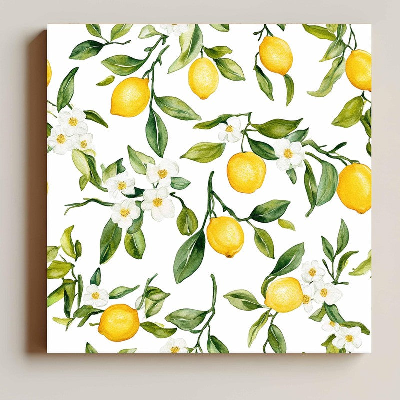 Lemon Essence Canvas Wall Art media 4