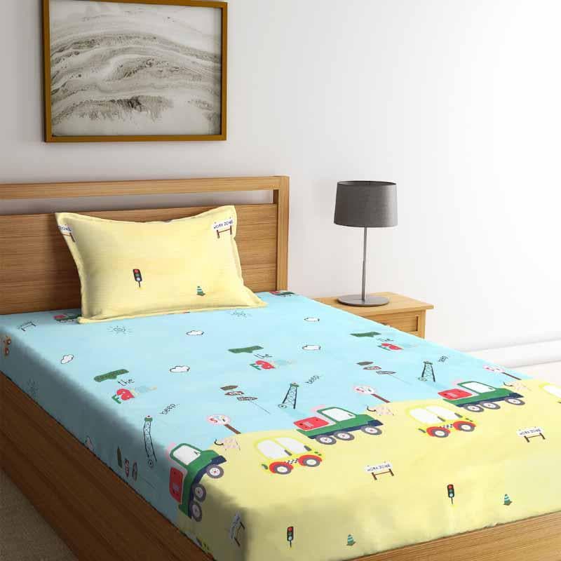 Traffic Rules Printed Bedsheet - 180 GSM media 3