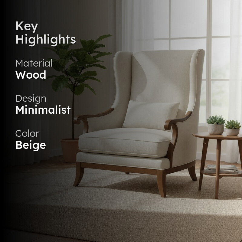 Luxora Lounge Chair - Beige media 2