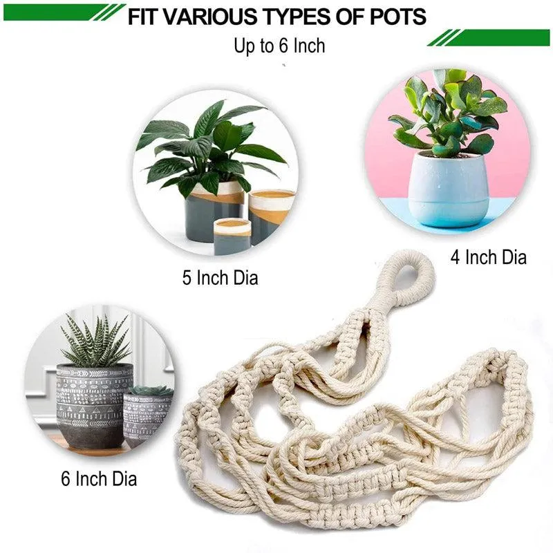 Grelita Macrame Planter media 4
