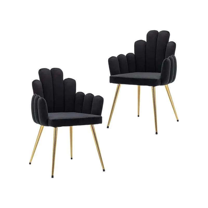 Alverra Metal Accent Chair - Black media 8