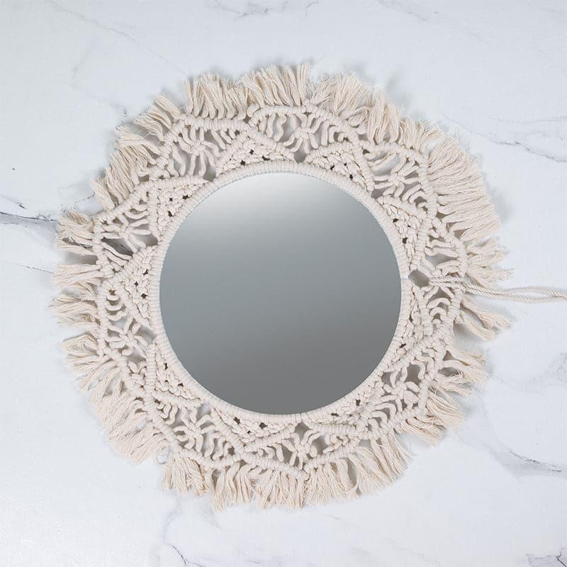 Vevian Macrame Wall Mirror media 3
