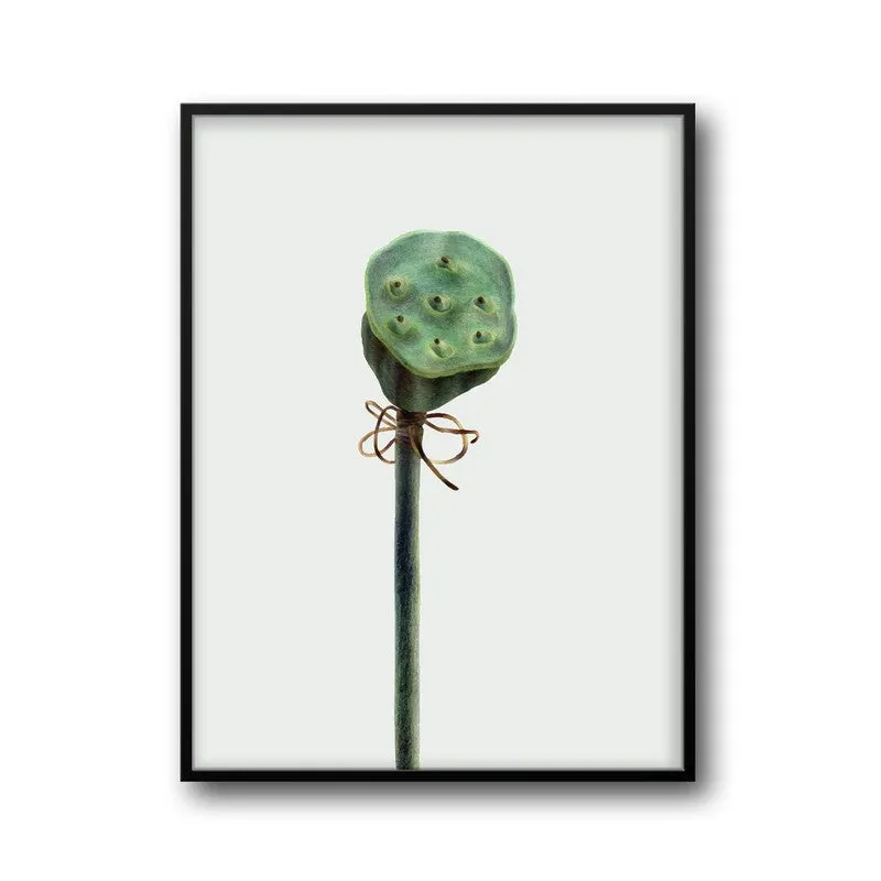 Lotus Pad Archival Paper Wall Art With Frame media 6