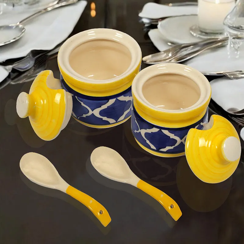 Medina Bharni Ceramic Jar (225 mL) - Four Piece Set media 3