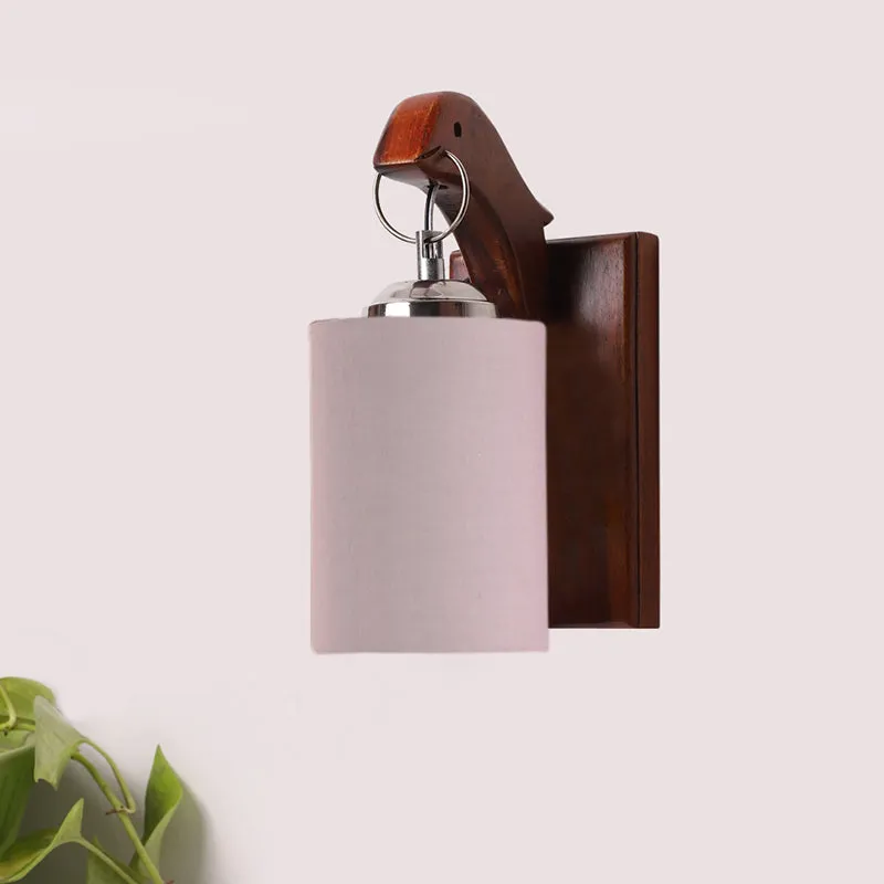 Estrella Wooden Wall Lamp - Beige media 3