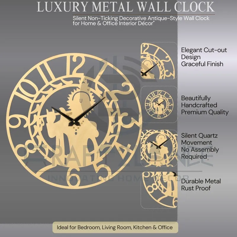 Signal Silent Wall Clock - Gold media 7