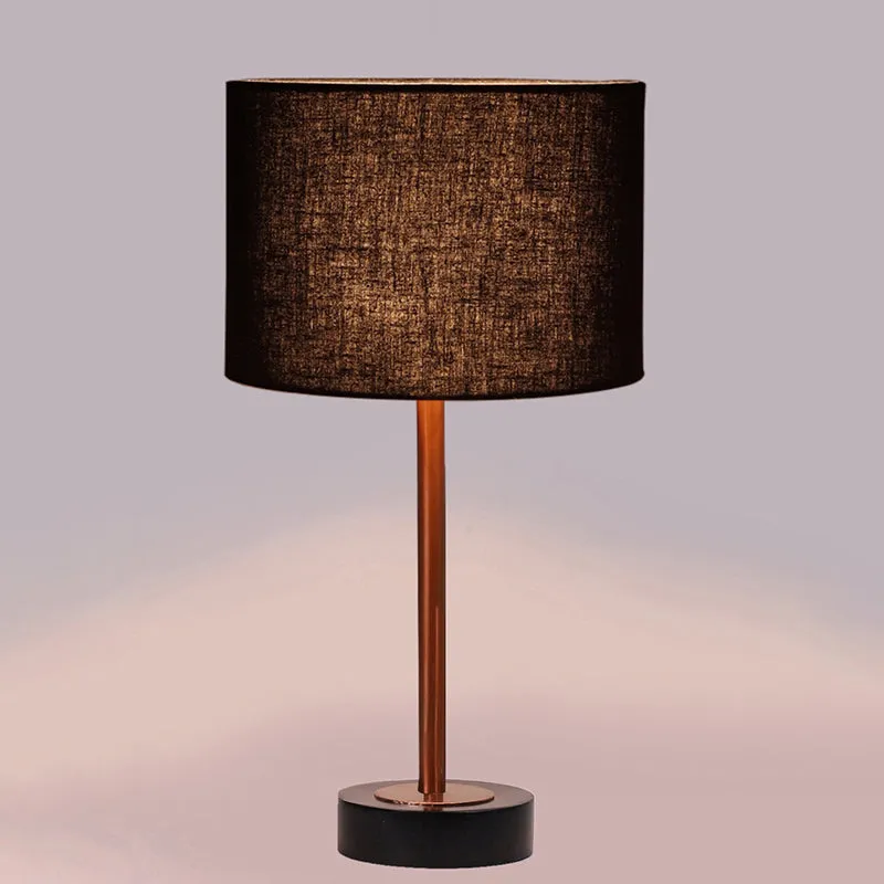 Cotin I Rodin Wooden Table Lamp - Black,Copper media 5