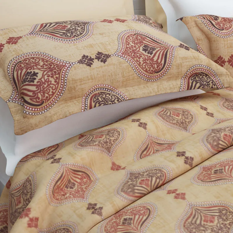 Dreams Of Desert Cotton Bedsheet (Beige, Brown) - 144 TC media 6