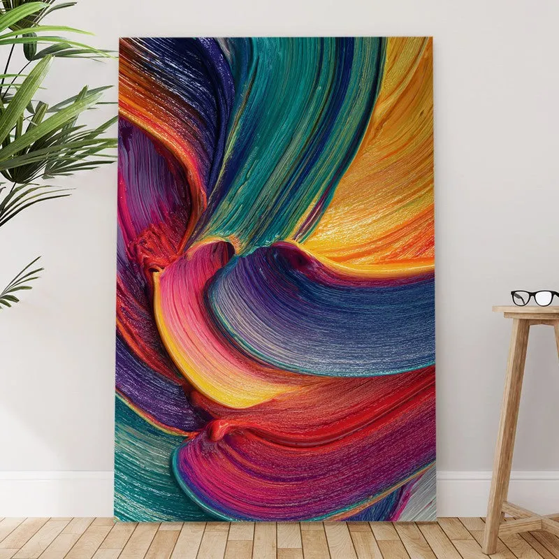 Aether Grid Abstract Canvas Wall Art media 6