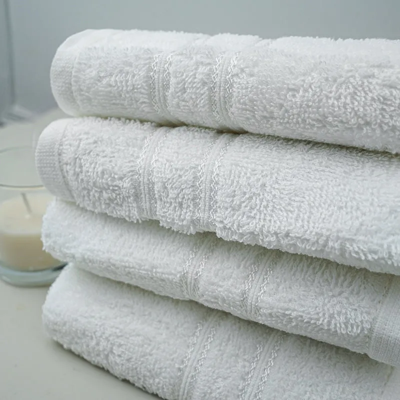 Micro Cotton LuxeDry Soothe Face Towel (White) - Set Of Four media 4