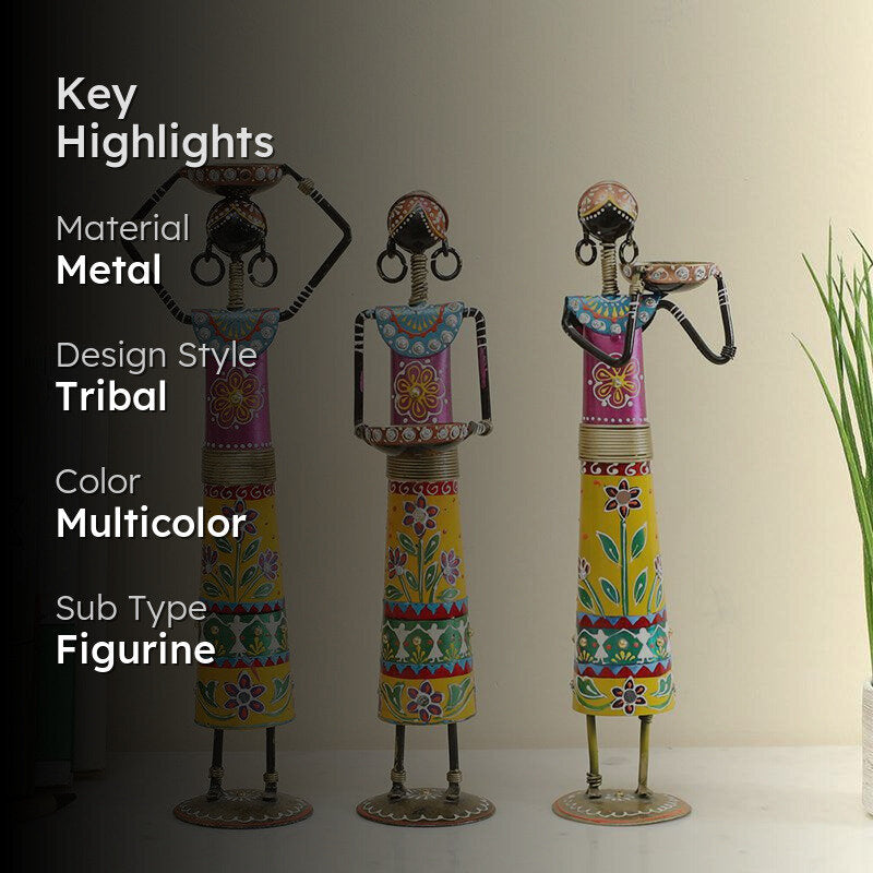 Darya Flora Wall Accent Tribal Showpiece media 2