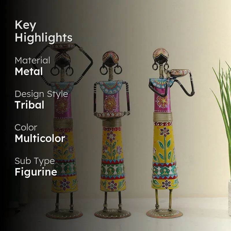 Darya Flora Wall Accent Tribal Showpiece media 2