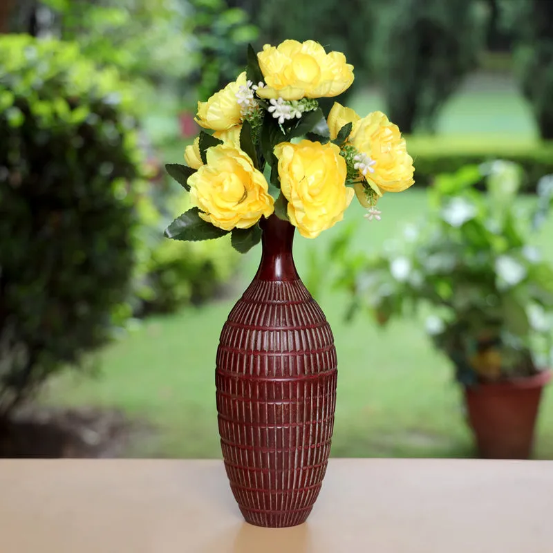 Fiora Artificial Rose (Yellow)  Set of Two media 1