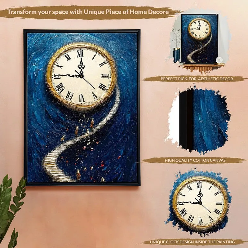 Prismatica Wall Art With Clock media 6