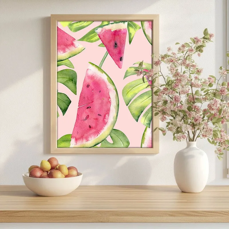 MelonBlast Archival Canvas Wall Art - Brown media 1
