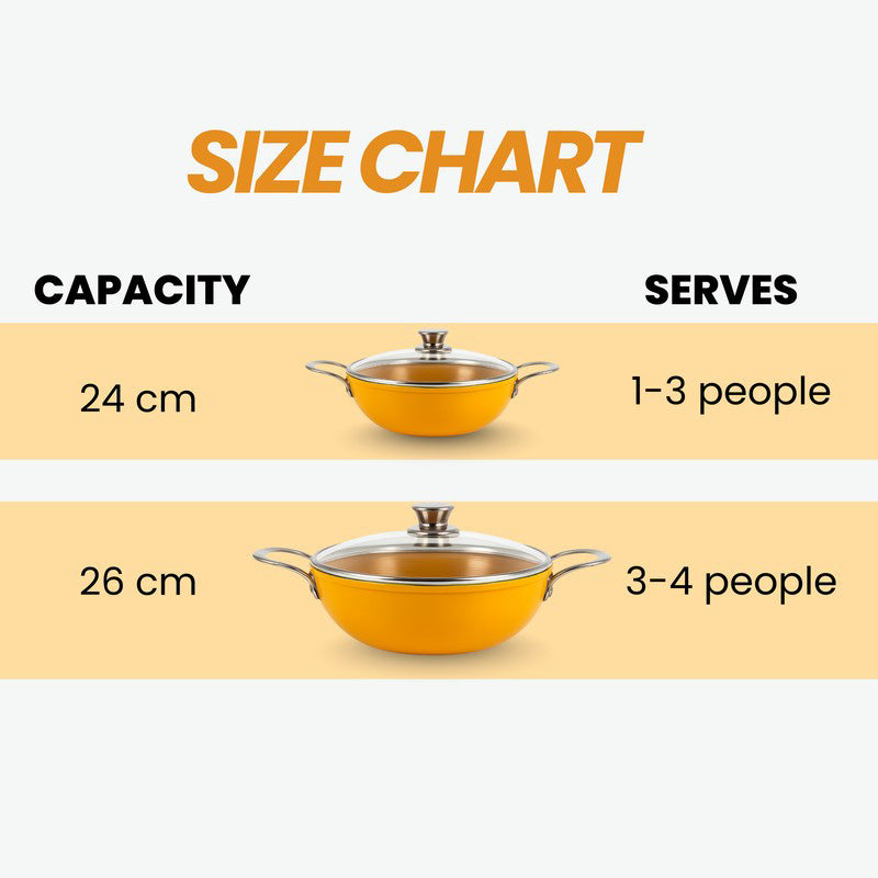 Salford SizzleCraft Ceramic Kadhai With Lid - 2500 mL media 10