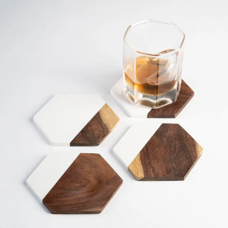 Hexamap Coaster - Set Of Four media 1