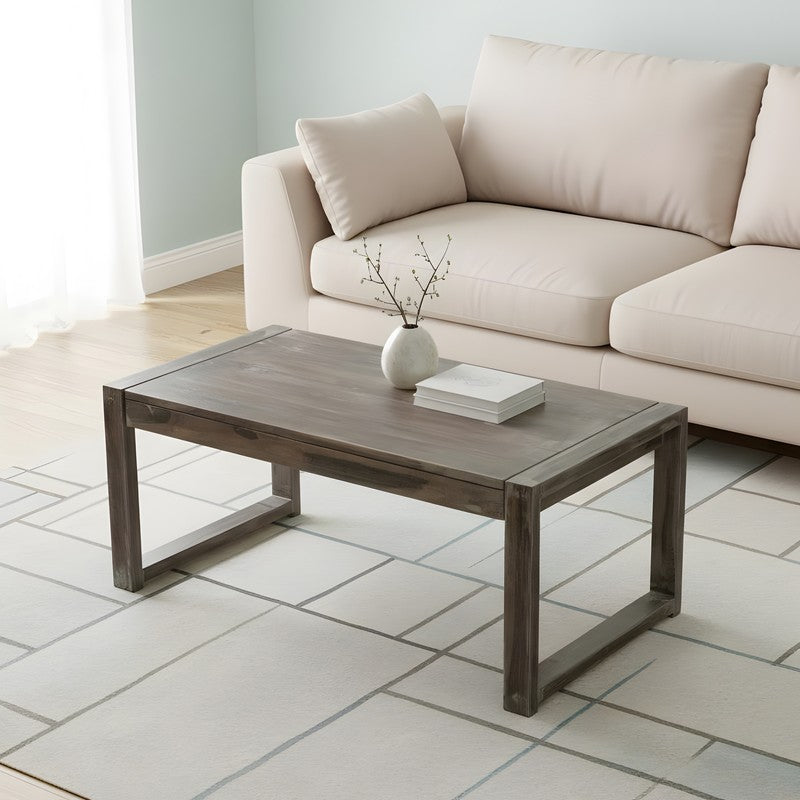 Zexon Sheesham Wooden Center Table - Grey