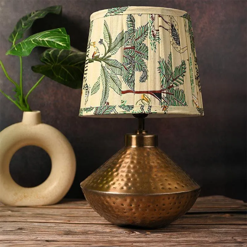 Silas Hammered Fabric Table Lamp - Multicolor media 3