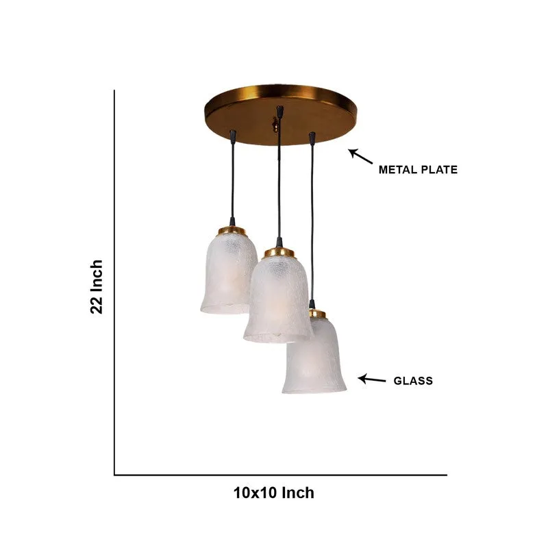 Zariya Glass Ceiling Lamp - White media 7