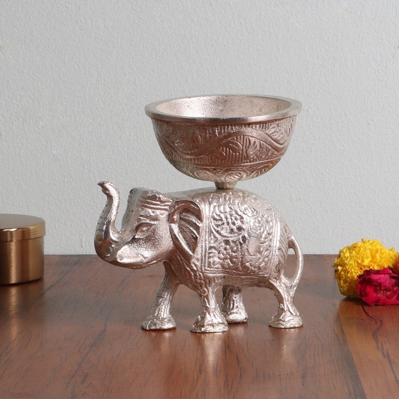Gajendra Royal Accent Bowl - Silver