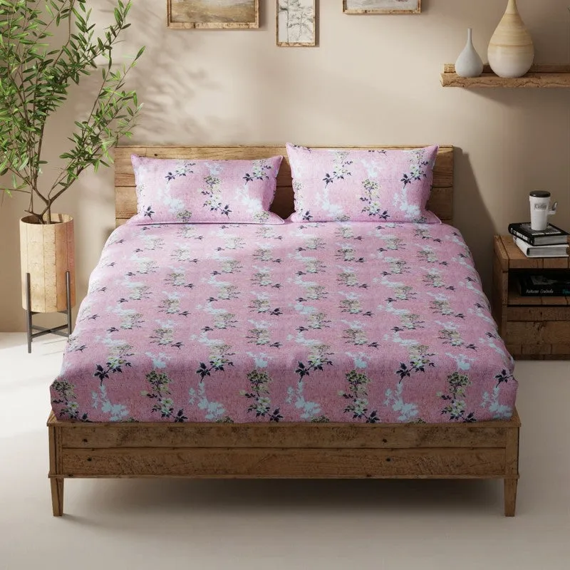 Ulrix Bedsheet (Pink) - 115 GSM media 3