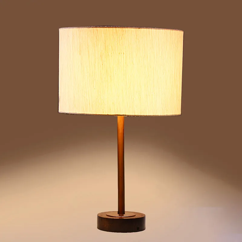 Cotin I Rodin Wooden Table Lamp - Beige,Copper,Brown media 6